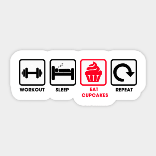 cupcake for cupcake lovers Sticker